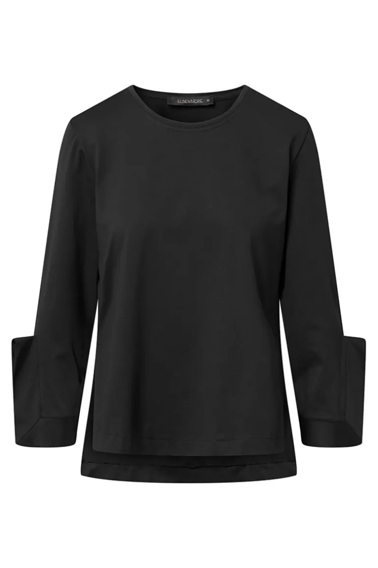 Elsewhere Fashion Alexandria Top-Black Discount