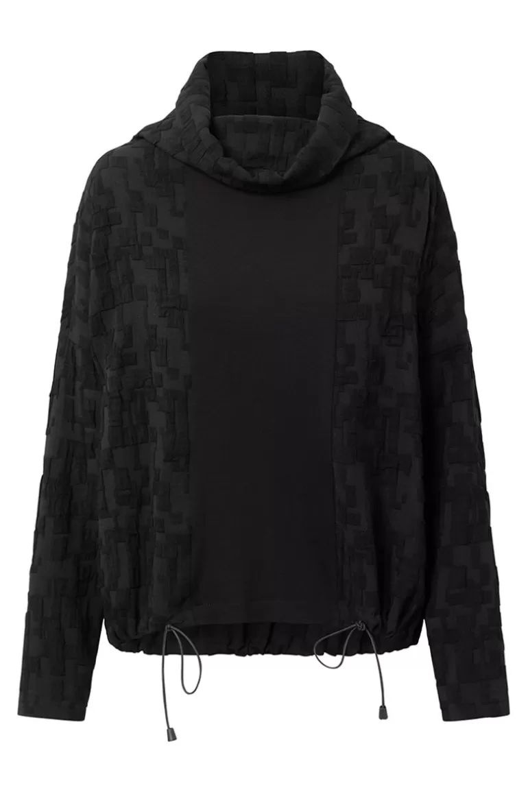 Elsewhere Fashion Amparo Pullover-Black Cheap