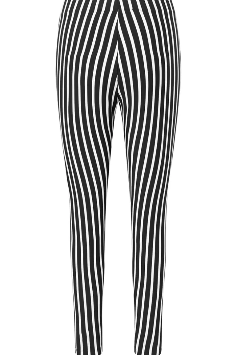 Elsewhere Fashion Bela Legging-Black-Offwhite Hot