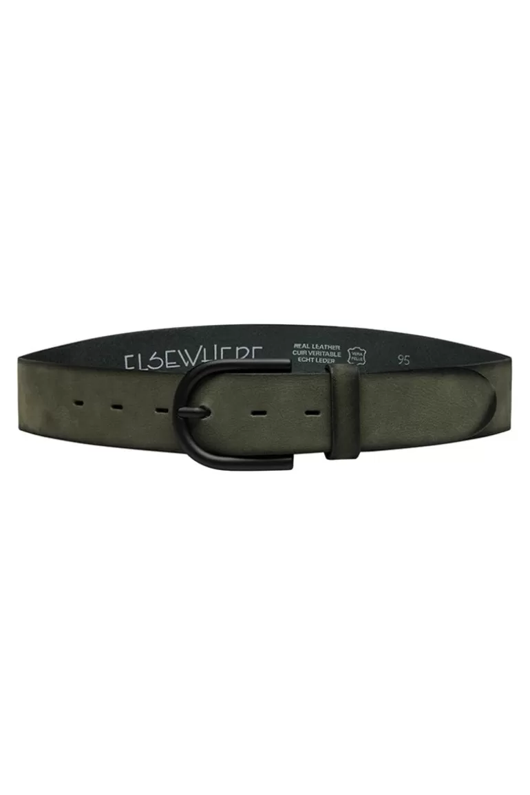 Elsewhere Fashion Brushed Belt-Dried Herb Hot