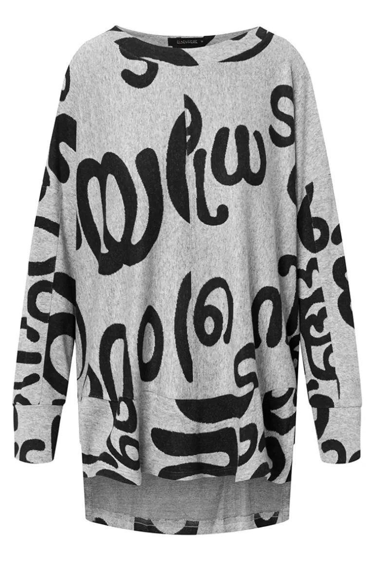 Elsewhere Fashion Caconde Pullover-Anthracite Clearance