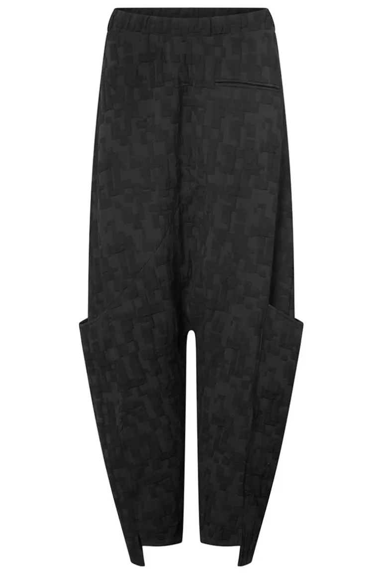 Elsewhere Fashion Fortuna Trousers-Black Fashion