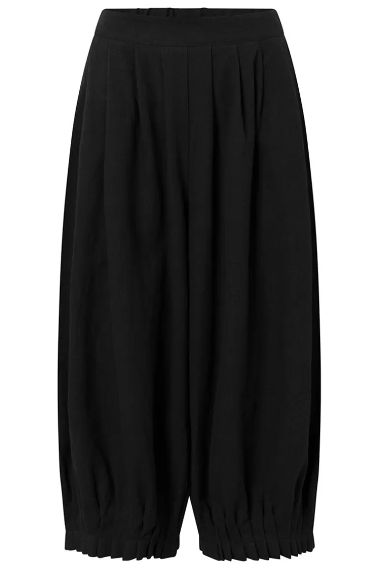 Elsewhere Fashion Hamina Linen Trousers-Black Cheap