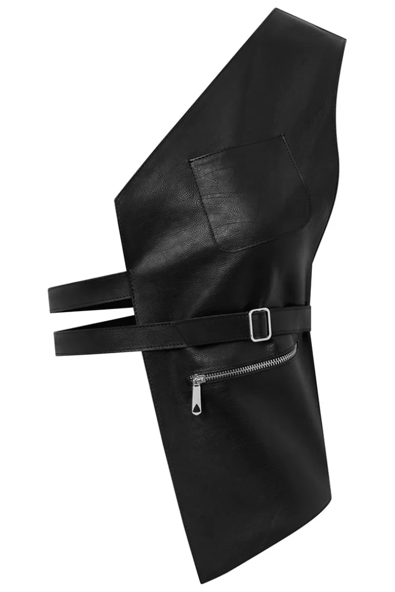 Elsewhere Fashion Indwe Leather Accessory-Black Shop