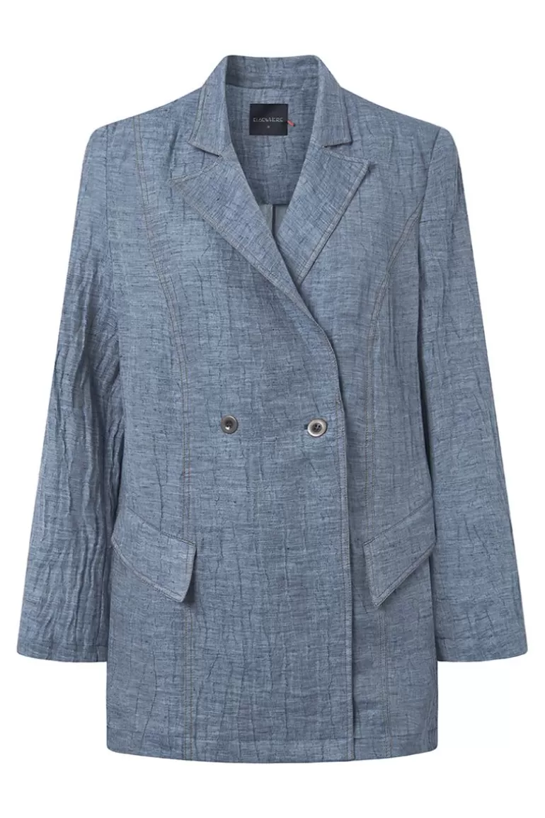 Elsewhere Fashion Kimberley Blazer-Denim Best Sale