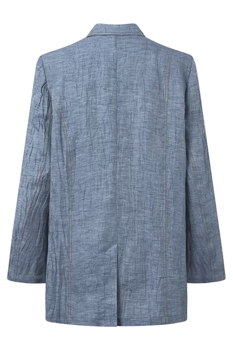 Elsewhere Fashion Kimberley Blazer-Denim Best Sale