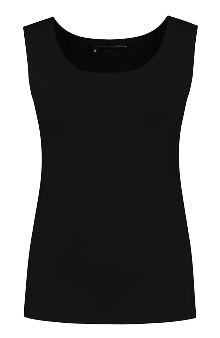 Elsewhere Fashion Kylie Basic Singlet-Black New