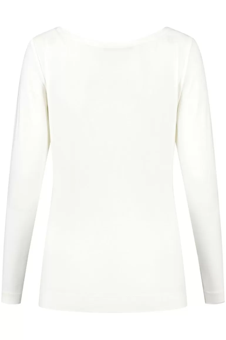 Elsewhere Fashion Maxima Basic Top-Offwhite Online