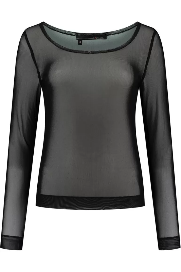 Elsewhere Fashion Nimra Top-Black Shop