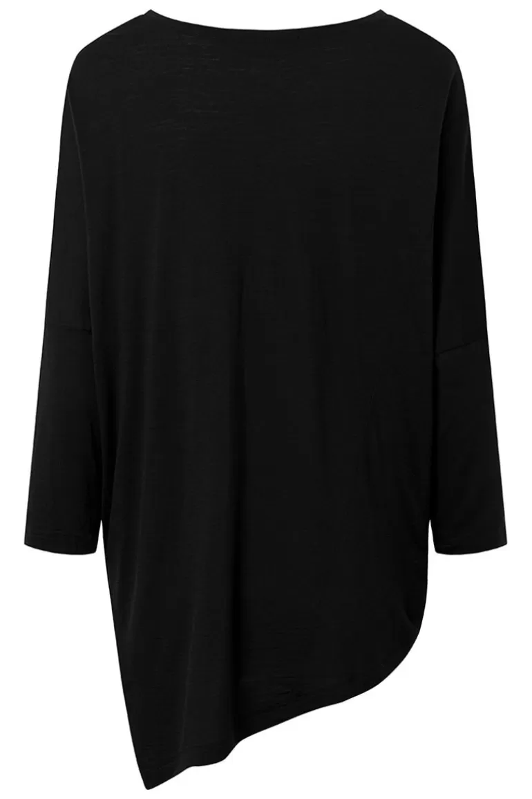 Elsewhere Fashion Oviston Top-Black Outlet