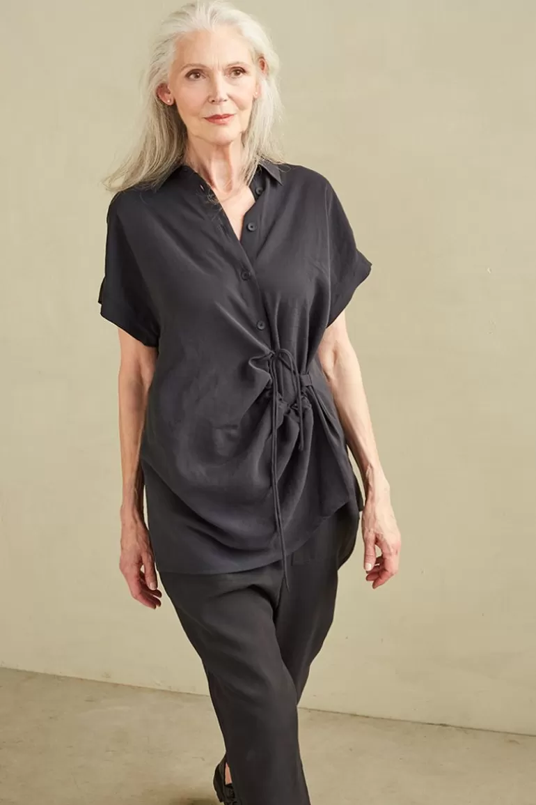 Elsewhere Fashion Parys Blouse-Black Best Sale