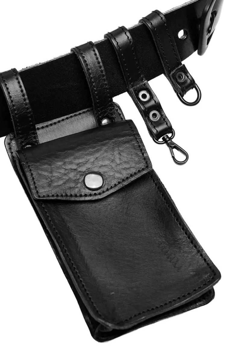 Elsewhere Fashion Pockets Belt-Black Clearance