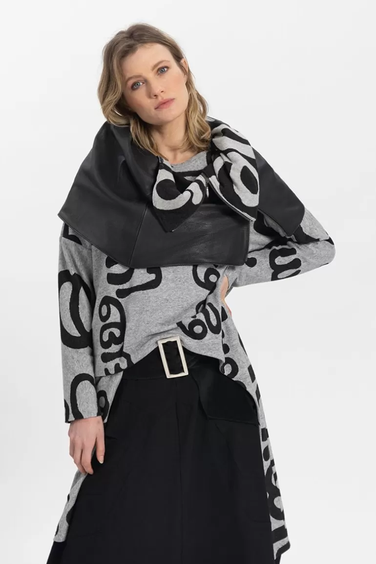 Elsewhere Fashion Quebec Scarf-Black Hot