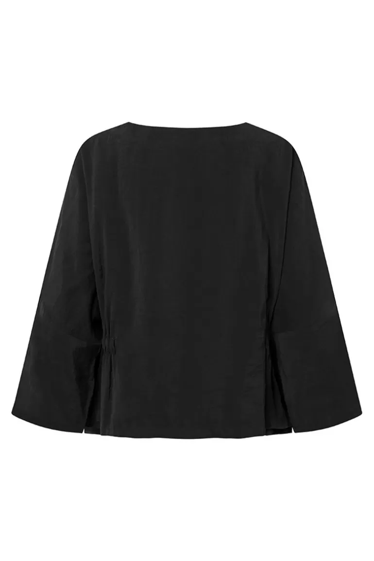 Elsewhere Fashion Sezela Blouse-Black Outlet