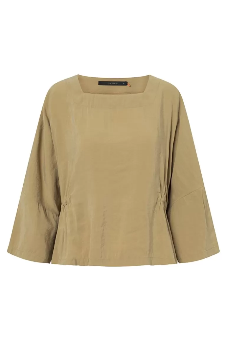 Elsewhere Fashion Sezela Blouse-Golden Cheap