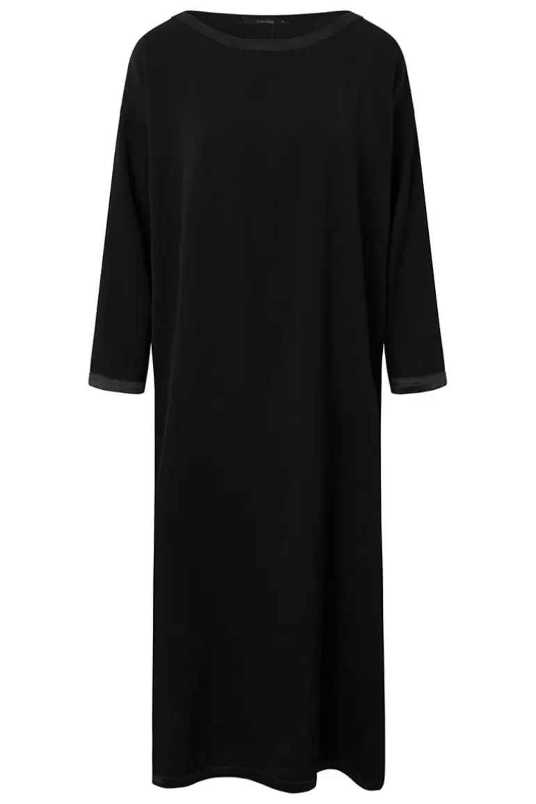 Elsewhere Fashion Vaasa Crepe Tunic-Black Clearance